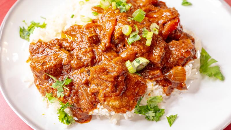 Red stew with beef
